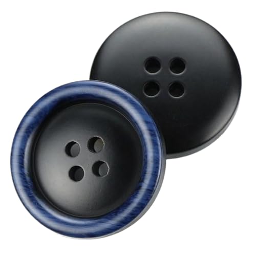 Runde Knöpfe aus Kunstharz für Mäntel, Pullover und Anzüge, Farbe 20, 17,5mm - 10 Stk von Chlikeyi