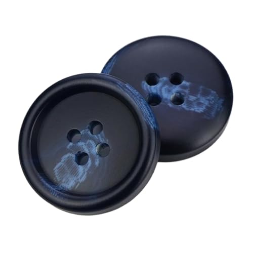 Runde Knöpfe aus Kunstharz für Mäntel und Anzüge, Farbe 4, 17,5mm - 10 Stk Runde Knöpfe aus Kunstharz für Mäntel und Anzüge, Farbe 4, 17,5mm - 10 Stk von Chlikeyi