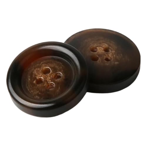 Runde Knöpfe aus schwarzem Kunstharz für Mäntel und Anzüge, Farbe 16, 15mm-10 Stk Runde Knöpfe aus schwarzem Kunstharz für Mäntel und Anzüge, Farbe 16, 15mm-10 Stk von Chlikeyi