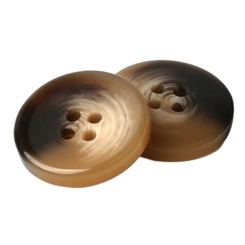 Runde Knöpfe aus schwarzem Kunstharz für Mäntel und Anzüge, Farbe 2, 20mm-10 Stk Runde Knöpfe aus schwarzem Kunstharz für Mäntel und Anzüge, Farbe 2, 20mm-10 Stk von Chlikeyi