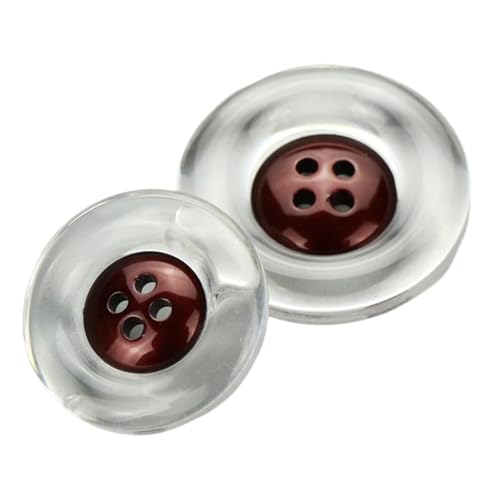 Runde Knöpfe für Mäntel und Pullover, Farbe 1, 25mm-6 Stk von Chlikeyi