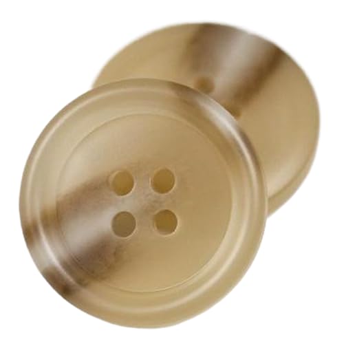 Runde Mantelknöpfe aus Harz mit vier Ösen, Farbe 3, 23mm-10 Stk Runde Mantelknöpfe aus Harz mit vier Ösen, Farbe 3, 23mm-10 Stk von Chlikeyi