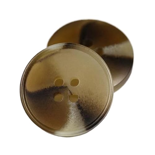 Runde Mantelknöpfe aus Harz mit vier Ösen, Farbe 9, 25mm-10 Stk Runde Mantelknöpfe aus Harz mit vier Ösen, Farbe 9, 25mm-10 Stk von Chlikeyi