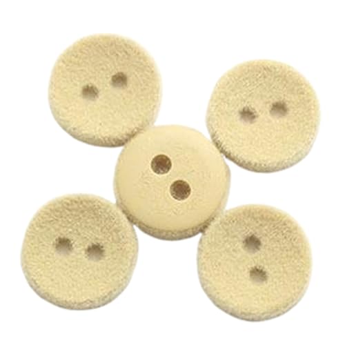 Schalenförmige Knöpfe aus Kunstharz mit zwei Ösen, Farbe 5, 11,5mm-10 Stk Schalenförmige Knöpfe aus Kunstharz mit zwei Ösen, Farbe 5, 11,5mm-10 Stk von Chlikeyi