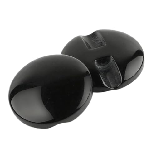 Schwarze, matte, runde Harzknöpfe für formelle Kleidung, Farbe 4, 25mm-10 Stk von Chlikeyi