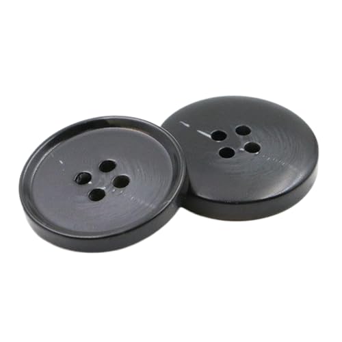 Schwarze gemusterte Knöpfe aus Kunstharz für Mäntel und Anzüge, Farbe 1, 23mm-10 Stk Schwarze gemusterte Knöpfe aus Kunstharz für Mäntel und Anzüge, Farbe 1, 23mm-10 Stk von Chlikeyi