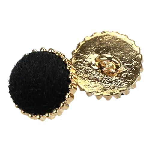 Vielseitige Knöpfe für Hemden und Pullover in Metallperle, Farbe 1, 13mm-10 Stk von Chlikeyi