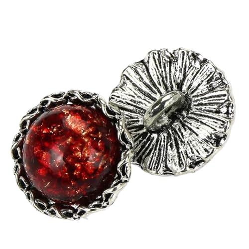 Vielseitige Knöpfe für Hemden und Pullover in Metallperle, Farbe 18, 13mm-10 Stk Vielseitige Knöpfe für Hemden und Pullover in Metallperle, Farbe 18, 13mm-10 Stk von Chlikeyi