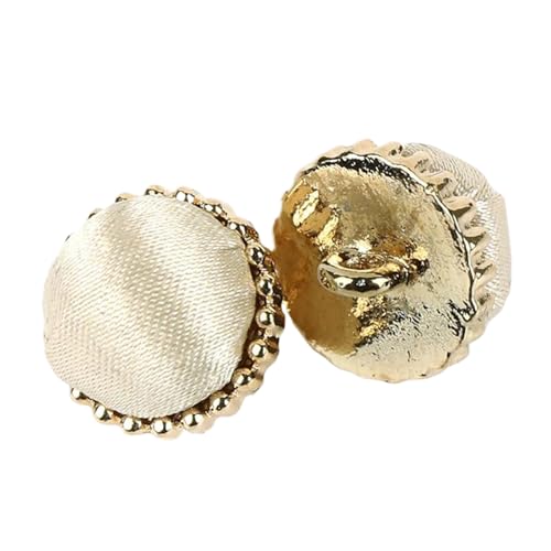 Vielseitige Knöpfe für Hemden und Pullover in Metallperle, Farbe 6, 13mm-10 Stk von Chlikeyi