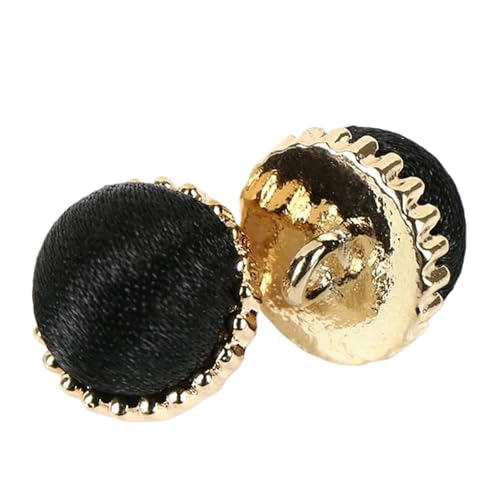Vielseitige Knöpfe für Hemden und Pullover in Metallperle, Farbe 8, 13mm-10 Stk von Chlikeyi