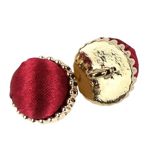 Vielseitige Knöpfe für Hemden und Pullover in Metallperle, Farbe 9, 13mm-10 Stk von Chlikeyi