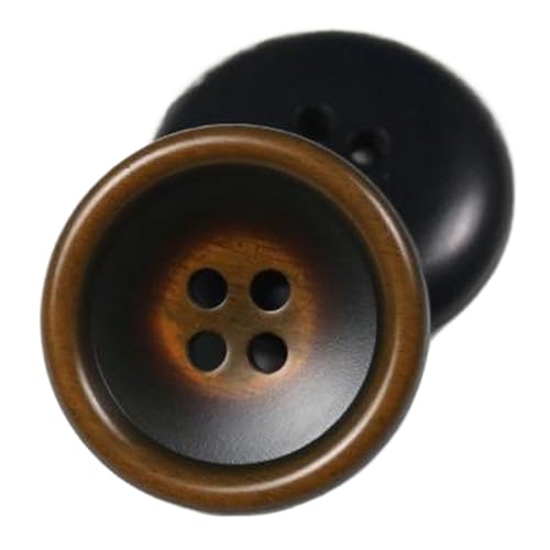 Vier-Augen-Harzknöpfe im Vintage-Stil für Mäntel, Farbe 5, 20mm-10 Stk Vier-Augen-Harzknöpfe im Vintage-Stil für Mäntel, Farbe 5, 20mm-10 Stk von Chlikeyi