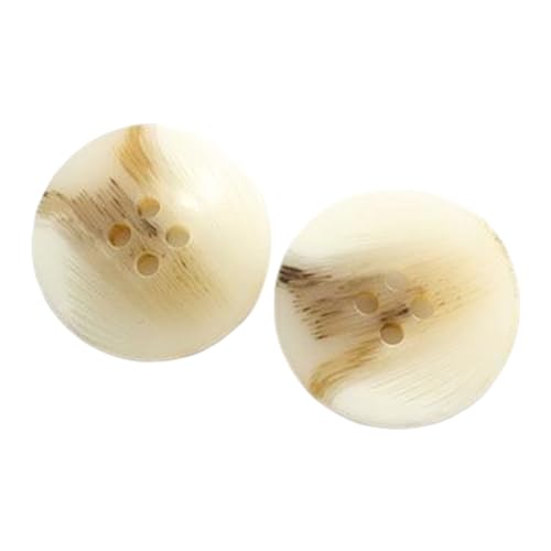Vier-Augen-Knopf aus Harz mit flacher Blume, Herren- und Damenmantel und Knopf mit Windjackenmuster, 15-28mm, Weiß, 20mm-10 Stk Vier-Augen-Knopf aus Harz mit flacher Blume, Herren- und Damenmantel und Knopf mit Windjackenmuster, 15-28mm, Weiß, 20mm-10 Stk von Chlikeyi