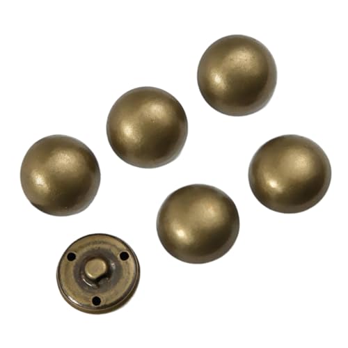 Vintage Kupfer-Metallknöpfe für Mäntel und Anzüge, Farbe 12, 23mm-10 Stk Vintage Kupfer-Metallknöpfe für Mäntel und Anzüge, Farbe 12, 23mm-10 Stk von Chlikeyi