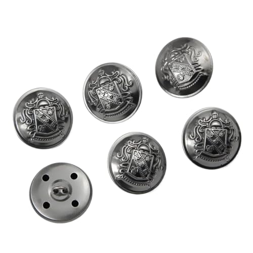 Vintage Kupfer-Metallknöpfe für Mäntel und Anzüge, Farbe 15, 25mm-10 Stk Vintage Kupfer-Metallknöpfe für Mäntel und Anzüge, Farbe 15, 25mm-10 Stk von Chlikeyi