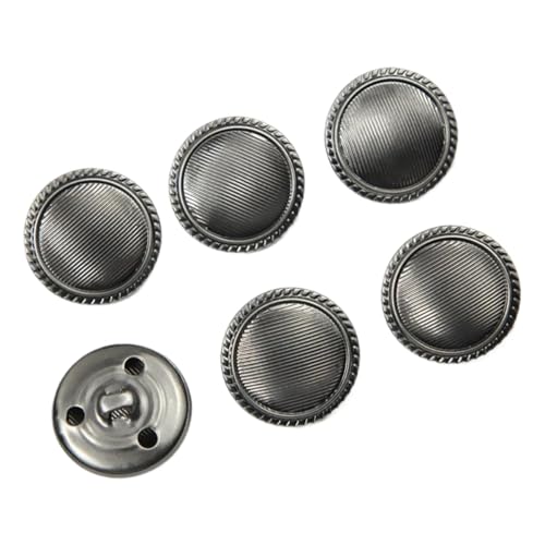 Vintage Kupfer-Metallknöpfe für Mäntel und Anzüge, Farbe 19, 18mm-10 Stk Vintage Kupfer-Metallknöpfe für Mäntel und Anzüge, Farbe 19, 18mm-10 Stk von Chlikeyi