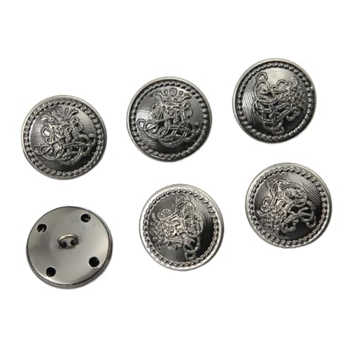 Vintage Kupfer-Metallknöpfe für Mäntel und Anzüge, Farbe 20, 18mm-10 Stk Vintage Kupfer-Metallknöpfe für Mäntel und Anzüge, Farbe 20, 18mm-10 Stk von Chlikeyi