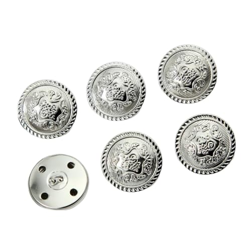 Vintage Kupfer-Metallknöpfe für Mäntel und Anzüge, Farbe 22, 23mm-10 Stk Vintage Kupfer-Metallknöpfe für Mäntel und Anzüge, Farbe 22, 23mm-10 Stk von Chlikeyi
