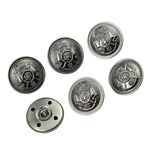 Vintage Kupfer-Metallknöpfe für Mäntel und Anzüge, Farbe 9, 23mm-10 Stk von Chlikeyi