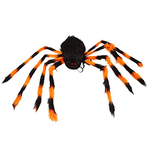 Chnegral Halloween-Spinne, Tasche, Spinne, Kostüm, Party-Requisiten, Bonbonspinne, farbiger Gurt, große Spinne A von Chnegral