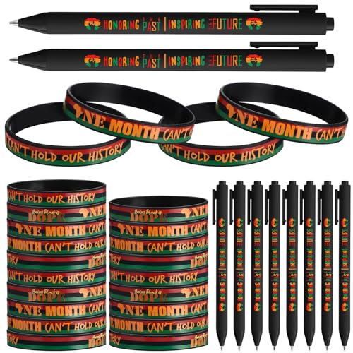 Cholemy 150 Stück Juneteenth Day Party Favors Bulk Juneteenth Pen und Silikon Armbänder Freedom Day Gummi Armbänder Geschenke für afroamerikanische Unabhängigkeitstag 1865 Feier Supplies Cholemy 150 Stück Juneteenth Day Party Favors Bulk Juneteenth Pen und Silikon Armbänder Freedom Day Gummi Armbänder Geschenke für afroamerikanische Unabhängigkeitstag 1865 Feier Supplies von Cholemy