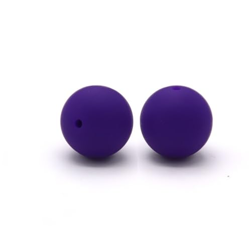 12mm 15mm 100 Stück Silikonperlen Silikon Perlen Sets Bedruckte Für Schlüsselanhänger Silicone Beads Stifte in Großpackung Armbänder Bulk Bunt Sport Silikonperlenring Zur Set (12mm,12) von ChongKuan