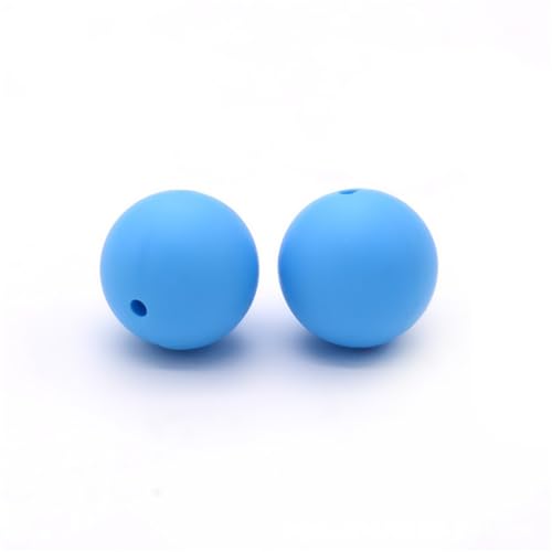 12mm 15mm 100 Stück Silikonperlen Silikon Perlen Sets Bedruckte Für Schlüsselanhänger Silicone Beads Stifte in Großpackung Armbänder Bulk Bunt Sport Silikonperlenring Zur Set (12mm,28) von ChongKuan