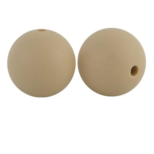 12mm 15mm 100 Stück Silikonperlen Silikon Perlen Sets Bedruckte Für Schlüsselanhänger Silicone Beads Stifte in Großpackung Armbänder Bulk Bunt Sport Silikonperlenring Zur Set (15mm,31) von ChongKuan