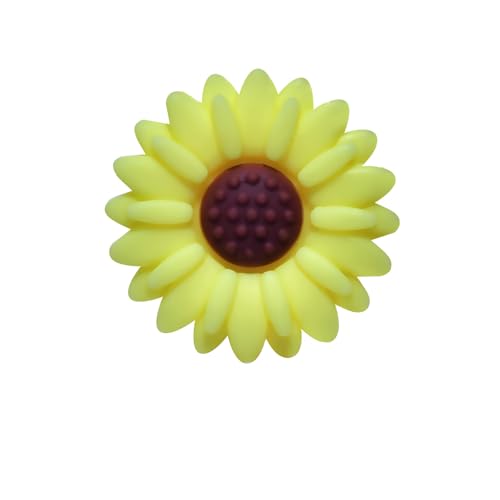 20mm 30mm 50 Stück Boho Daisy Silikonperlen Großpack Diy Gänseblümchen Silikon Perlen Set Gummi Lose Blumenförmige Frühling Blumen Stück Sommer Focal Gummiperlen Zum Basteln Cute (30mm,3) von ChongKuan