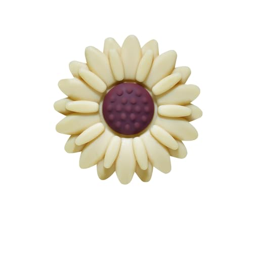 20mm 30mm 50 Stück Daisy Gummi Lose Silikonperlen Boho Großpack Diy Gänseblümchen Silikon Perlen Set Blumenförmige Frühling Blumen Stück Sommer Focal Gummiperlen Zum Basteln Cute (30mm,11) von ChongKuan