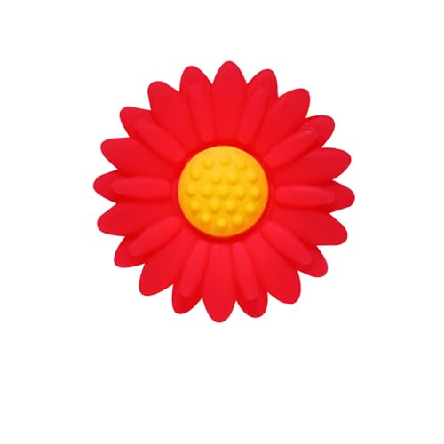 20mm 30mm 50 Stück Daisy Gummi Lose Silikonperlen Boho Großpack Diy Gänseblümchen Silikon Perlen Set Blumenförmige Frühling Blumen Stück Sommer Focal Gummiperlen Zum Basteln Cute (30mm,18) von ChongKuan