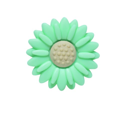 20mm 30mm 50 Stück Diy Gänseblümchen Silikon Perlen Set Daisy Gummi Lose Silikonperlen Boho Großpack Blumenförmige Frühling Blumen Stück Sommer Focal Gummiperlen Zum Basteln Cute (20mm,5) von ChongKuan