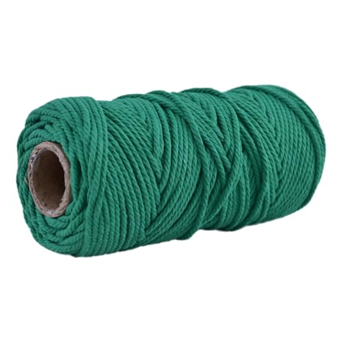 Baumwollschnur 5mm 100m Makramee Garn Baumwollkordel Baumwollgarn Kordel Baumwolle Rope Strapazierfähige Für Yarn Baumwollseil Cord Kernseil Aus Runde Schnur Makrameegarn Cotton Zum Häkeln (4) von ChongKuan