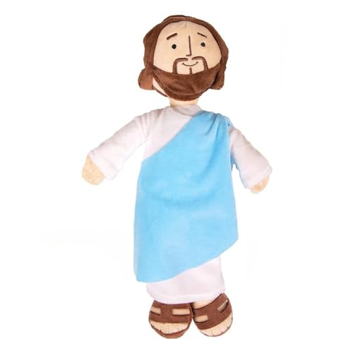 ChongKuan Jesus Plush Toy – Weiche Und Kuschelige Jesus Figur, Ideal Als Liebevolle Dekoration Oder Persönliches Andenken, Hochwertige Verarbeitung Und Hautfreundliches Material (1) von ChongKuan