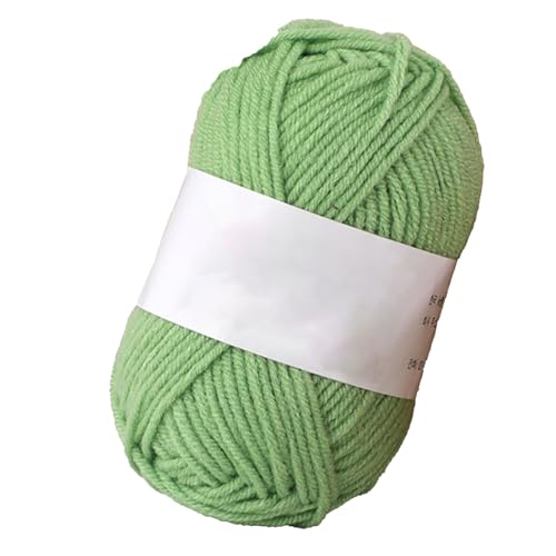 ChongKuan Wolle Zum Häkeln Textilgarn Filzwolle Stricken Baumwollgarn Häkelwolle Baumwolle Wollknäuel Kuschelwolle Häkelgarn Yarn Crochet Flauschige Handstrickgarn (59 Bohnen grün,10 Stück) von ChongKuan