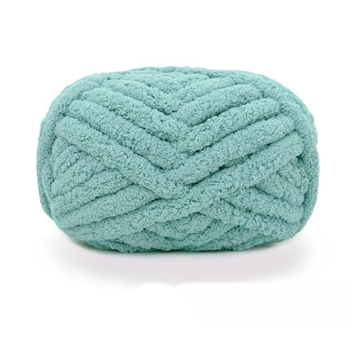 Chunky Yarn 25,6m 226g 2cm Dicke Wolle Zum Häkeln Handstricken Garn Flauschige Häkelwolle Für Schal Decke Schlauchgarn Plüschwolle Handstrickwolle Taschen Fluffy Wool Blanket Armstrickwolle (10) von ChongKuan