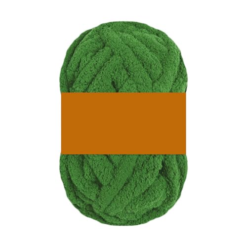 Chunky Yarn 25,6m 226g 2cm Dicke Wolle Zum Häkeln Handstricken Garn Flauschige Häkelwolle Für Schal Decke Schlauchgarn Plüschwolle Handstrickwolle Taschen Fluffy Wool Blanket Armstrickwolle (38) von ChongKuan