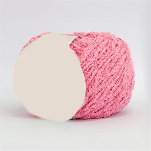 Chunky Yarn 75m 50g 6mm Dicke Wolle Zum Häkeln Handstricken Garn Flauschige Häkelwolle Für Schal Decke Schlauchgarn Plüschwolle Handstrickwolle Taschen Fluffy Wool Blanket Armstrickwolle (13) von ChongKuan