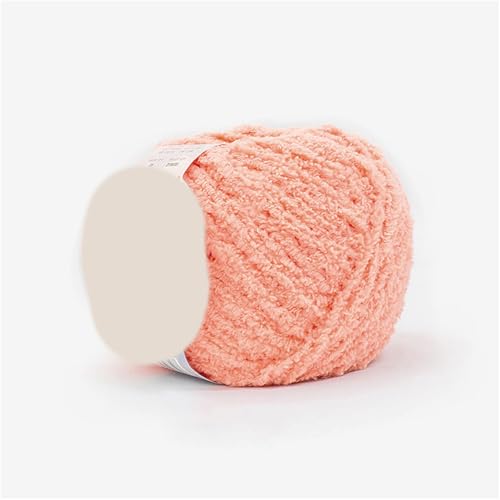 Chunky Yarn 75m 50g 6mm Dicke Wolle Zum Häkeln Handstricken Garn Flauschige Häkelwolle Für Schal Decke Schlauchgarn Plüschwolle Handstrickwolle Taschen Fluffy Wool Blanket Armstrickwolle (26) von ChongKuan