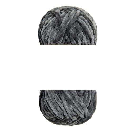 Chunky Yarn 80m 100g 6mm Dicke Wolle Zum Häkeln Handstricken Garn Flauschige Häkelwolle Für Schal Decke Schlauchgarn Plüschwolle Handstrickwolle Taschen Fluffy Wool Blanket Armstrickwolle (23) von ChongKuan