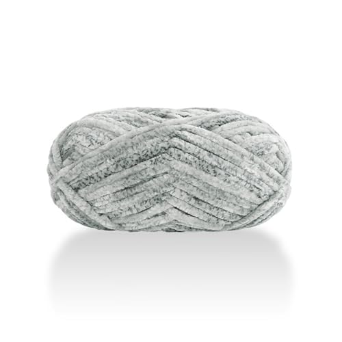 Chunky Yarn 80m 100g 6mm Dicke Wolle Zum Häkeln Handstricken Garn Flauschige Häkelwolle Für Schal Decke Schlauchgarn Plüschwolle Handstrickwolle Taschen Fluffy Wool Blanket Armstrickwolle (44) von ChongKuan