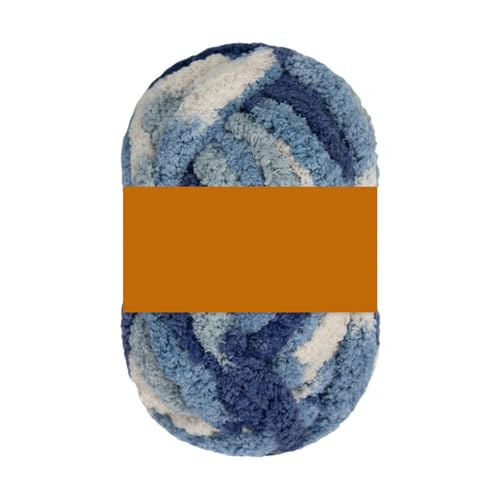 Dicke Wolle 25,6m 226g 2cm Chunky Yarn Zum Häkeln Handstricken Garn Flauschige Häkelwolle Für Schal Decke Schlauchgarn Plüschwolle Handstrickwolle Taschen Fluffy Wool Blanket Armstrickwolle (31) von ChongKuan