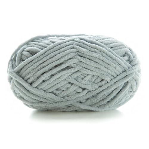 Dicke Wolle 60m 50g 3.5mm Chunky Yarn Zum Häkeln Handstricken Garn Flauschige Häkelwolle Für Schal Decke Schlauchgarn Plüschwolle Handstrickwolle Taschen Fluffy Wool Blanket Armstrickwolle (19) von ChongKuan