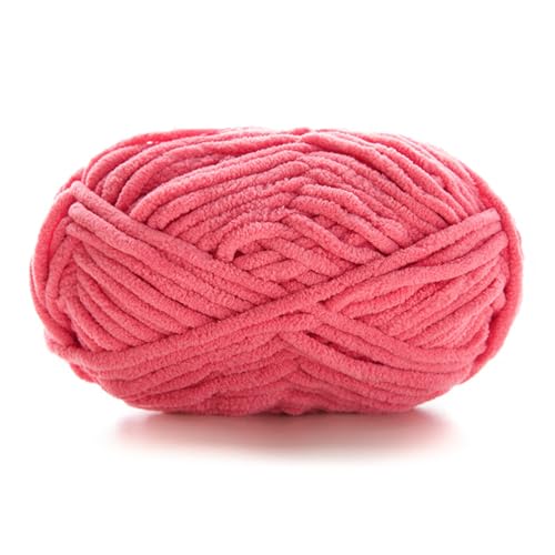 Dicke Wolle 60m 50g 3.5mm Chunky Yarn Zum Häkeln Handstricken Garn Flauschige Häkelwolle Für Schal Decke Schlauchgarn Plüschwolle Handstrickwolle Taschen Fluffy Wool Blanket Armstrickwolle (3) von ChongKuan