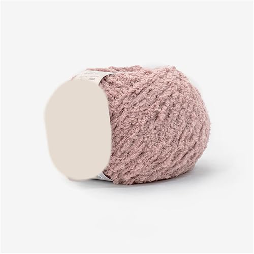 Dicke Wolle 75m 50g 6mm Chunky Yarn Zum Häkeln Handstricken Garn Flauschige Häkelwolle Für Schal Decke Schlauchgarn Plüschwolle Handstrickwolle Taschen Fluffy Wool Blanket Armstrickwolle (28) von ChongKuan