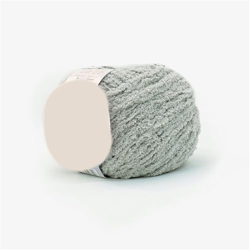 Dicke Wolle 75m 50g 6mm Chunky Yarn Zum Häkeln Handstricken Garn Flauschige Häkelwolle Für Schal Decke Schlauchgarn Plüschwolle Handstrickwolle Taschen Fluffy Wool Blanket Armstrickwolle (29) von ChongKuan