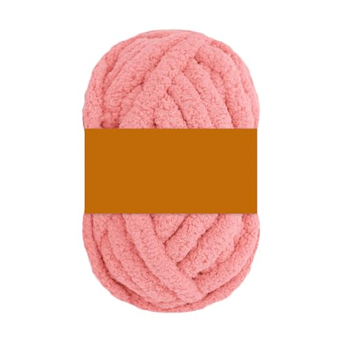 Dicke Wolle Zum Häkeln 25,6m 226g 2cm Chunky Yarn Handstricken Garn Flauschige Häkelwolle Für Schal Decke Schlauchgarn Plüschwolle Handstrickwolle Taschen Fluffy Wool Blanket Armstrickwolle (36) von ChongKuan