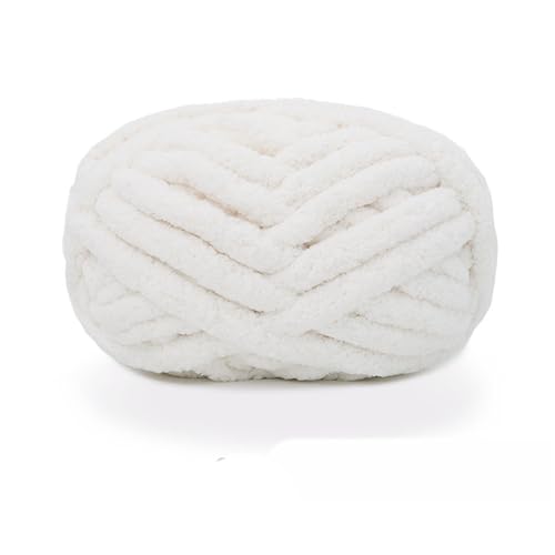 Dicke Wolle Zum Häkeln 25,6m 226g 2cm Chunky Yarn Handstricken Garn Flauschige Häkelwolle Für Schal Decke Schlauchgarn Plüschwolle Handstrickwolle Taschen Fluffy Wool Blanket Armstrickwolle (4) von ChongKuan