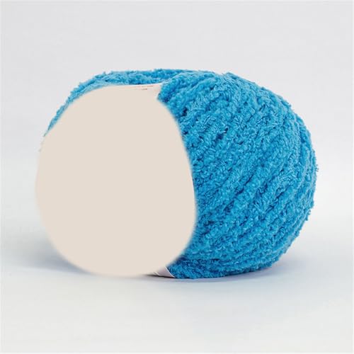 Dicke Wolle Zum Häkeln 75m 50g 6mm Chunky Yarn Handstricken Garn Flauschige Häkelwolle Für Schal Decke Schlauchgarn Plüschwolle Handstrickwolle Taschen Fluffy Wool Blanket Armstrickwolle (12) von ChongKuan