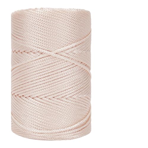 Makramee Garn 3mm X 225m Rope Zum Häkeln Taschen Baumwollschnur Polyester Bäckergarn Baumwollkordel Macrame Cord Baumwollgarn Baumwollfaden Geflochten Textilgarn Körbe Easy Yarn (10,3 Stück) von ChongKuan